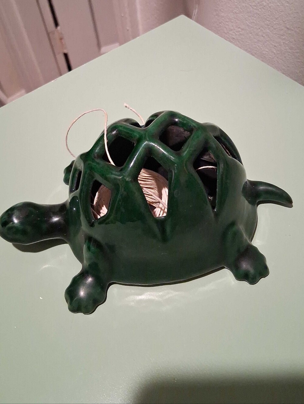 Turtle Twine Holder - Metal, Heavy